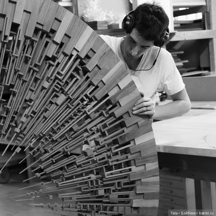 Деревянные скульптуры городов James McNabb (фото 4)