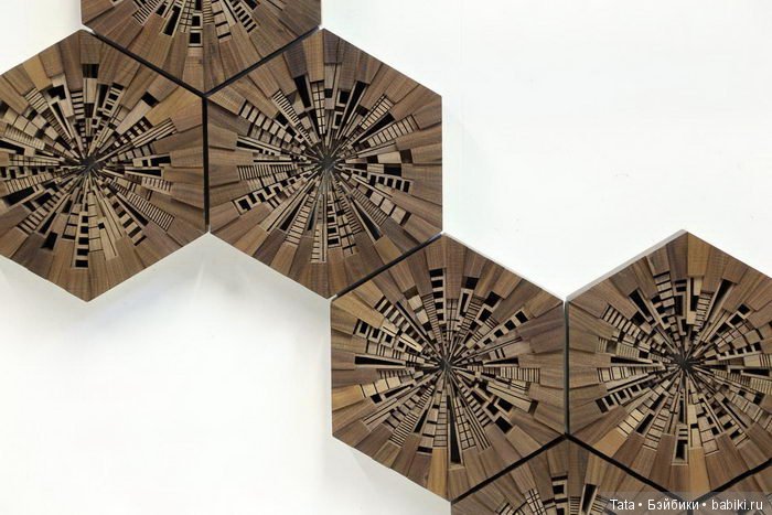 Деревянные скульптуры городов James McNabb