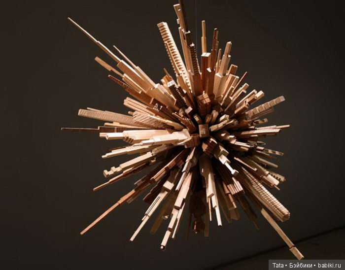 Деревянные скульптуры городов James McNabb