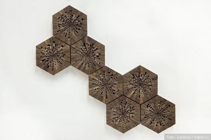 Деревянные скульптуры городов James McNabb (фото 8)