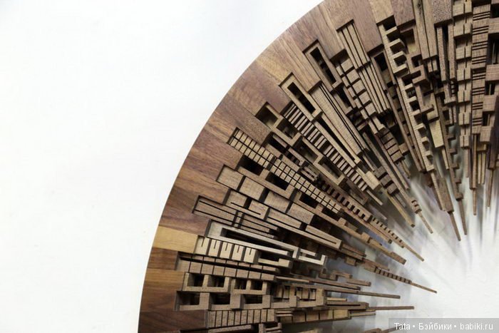 Деревянные скульптуры городов James McNabb