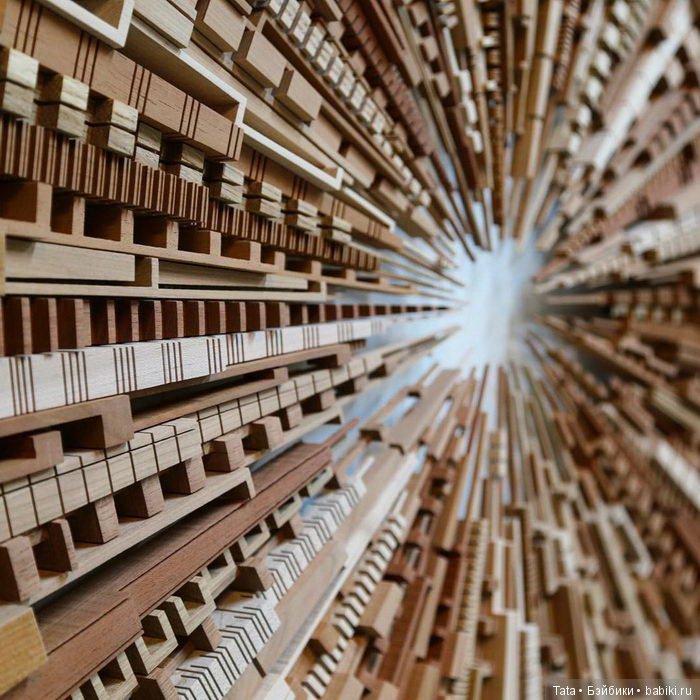 Деревянные скульптуры городов James McNabb