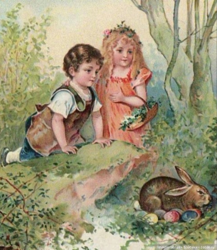 Старинные - Пасхальные открытки