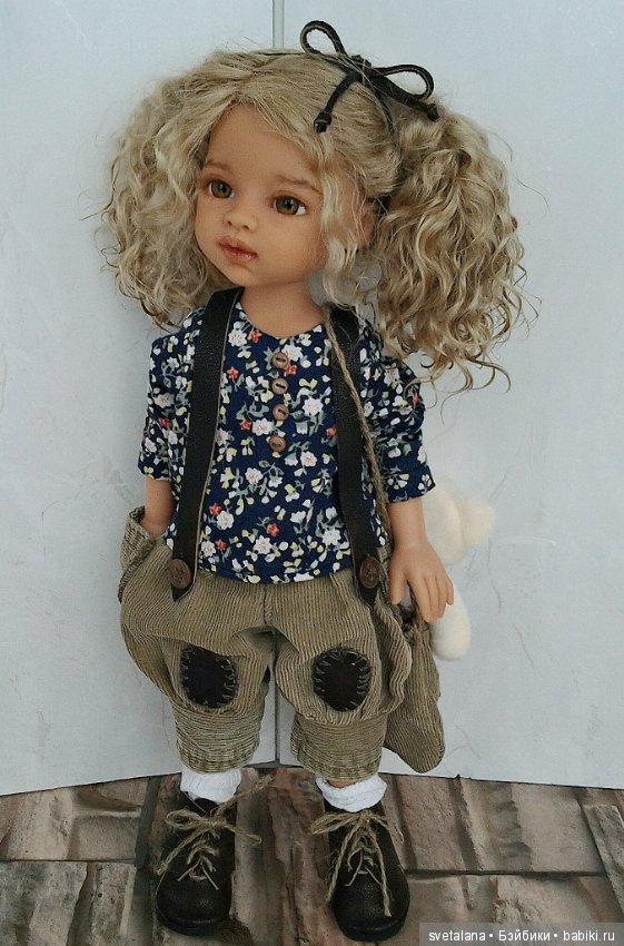 Три подружки — ООАК Paola Reina (Паола Рейна) и испанских кукол: перерисовка (фото 9)