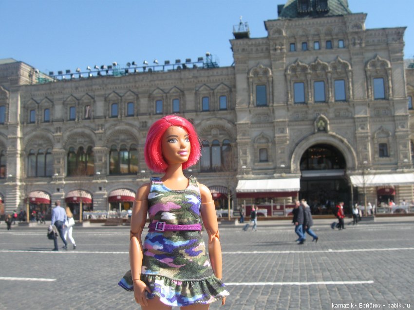 Район Камазовка. Ритка вышла погулять