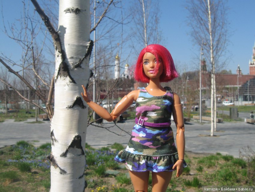 Район Камазовка. Ритка вышла погулять