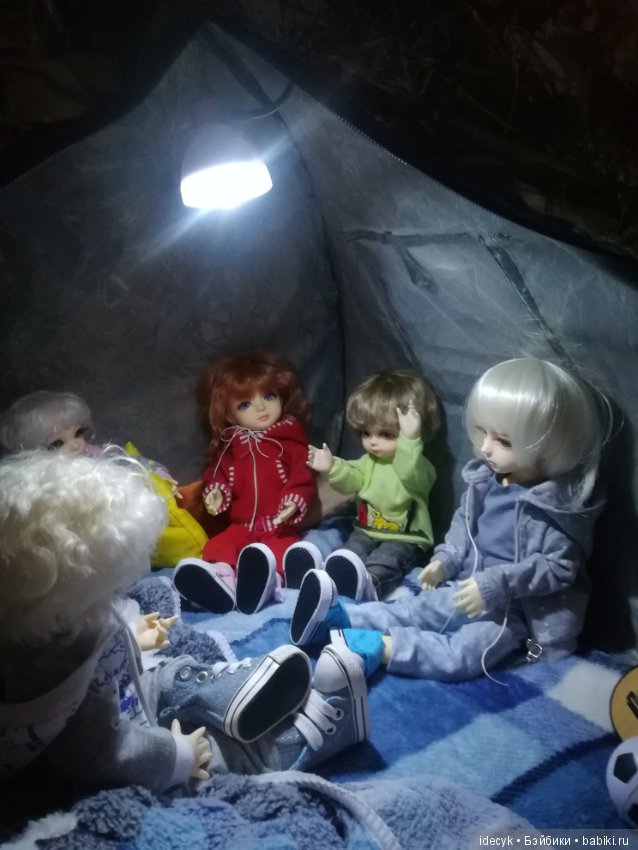 В поход с ночёвкой — Фотоистории с куклами BJD (БЖД): сериалы