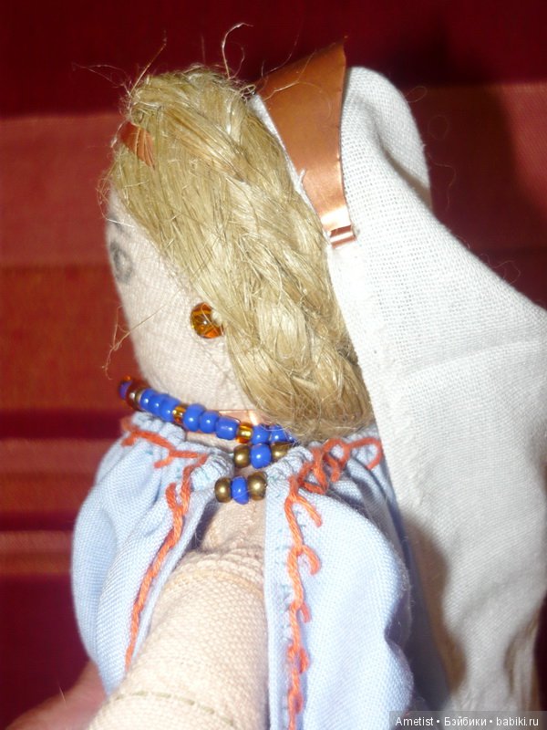 Мои реплики-версии кукол из египетских археологических находок (фото 4)