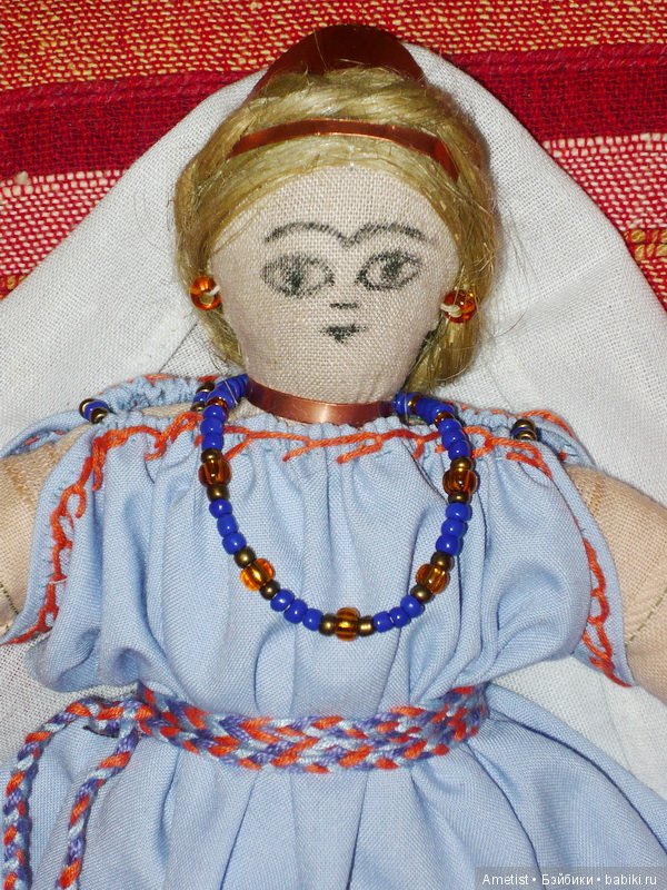 Мои реплики-версии кукол из египетских археологических находок (фото 3)