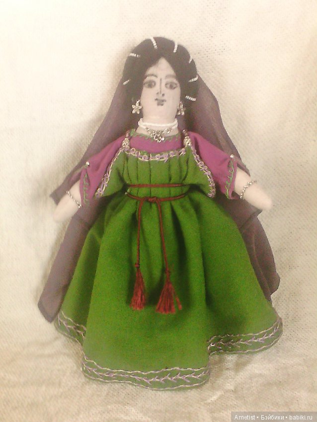 Мои реплики-версии кукол из египетских археологических находок (фото 7)