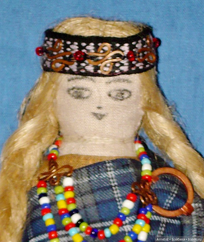 Мои реплики-версии кукол из египетских археологических находок (фото 10)