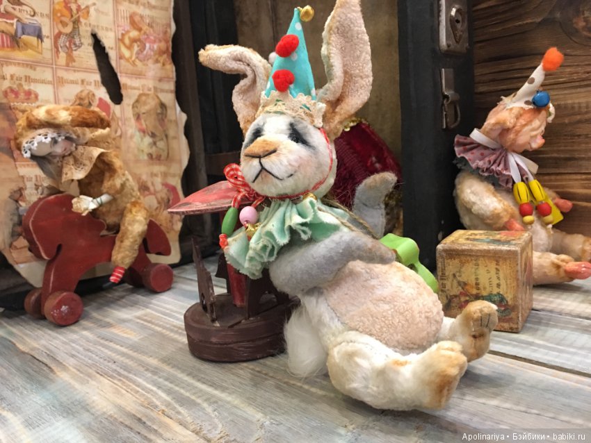 Блиц...кролик-тедди — Авторские мишки Тедди и друзья: фото