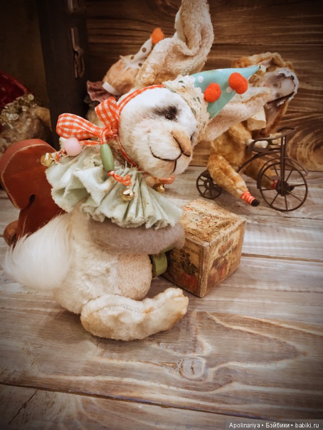 Блиц...кролик-тедди — Авторские мишки Тедди и друзья: фото