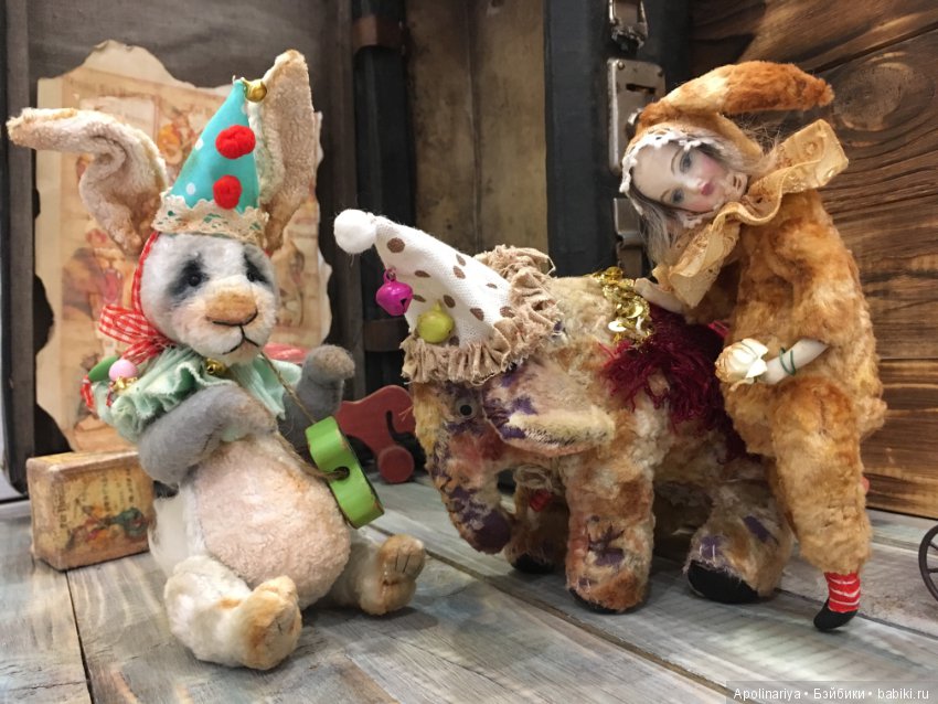 Блиц...кролик-тедди — Авторские мишки Тедди и друзья: фото