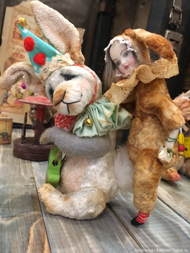 Блиц...кролик-тедди — Авторские мишки Тедди и друзья: фото