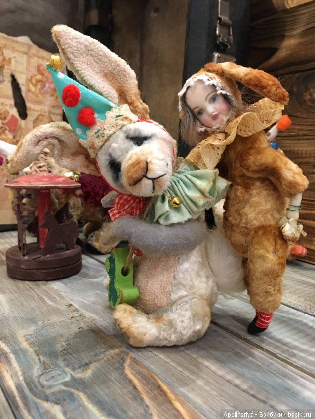 Блиц...кролик-тедди — Авторские мишки Тедди и друзья: фото