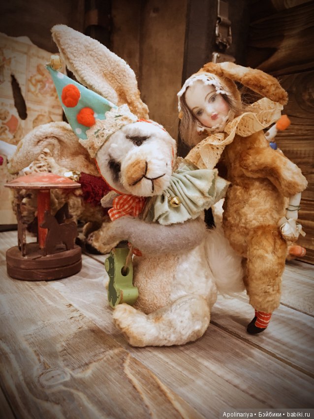 Блиц...кролик-тедди — Авторские мишки Тедди и друзья: фото