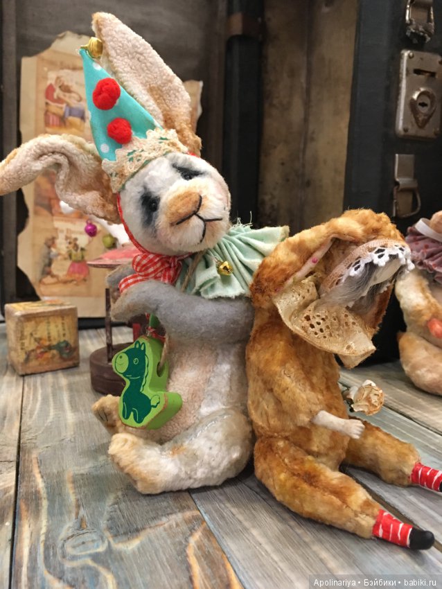 Блиц...кролик-тедди — Авторские мишки Тедди и друзья: фото