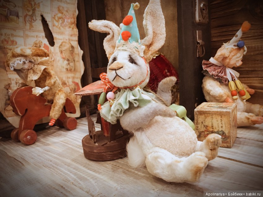 Блиц...кролик-тедди — Авторские мишки Тедди и друзья: фото