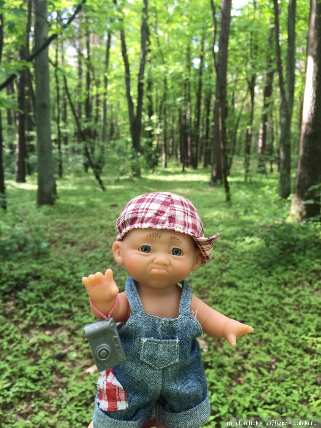 Как наш Обижулька за весенними грибами ходил