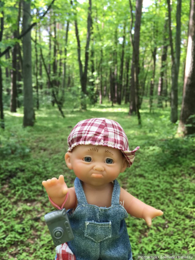 Как наш Обижулька за весенними грибами ходил