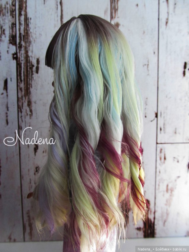 Парик из остатков — Одежда и обувь для кукол BJD (БЖД): 1/3 (фото 4)