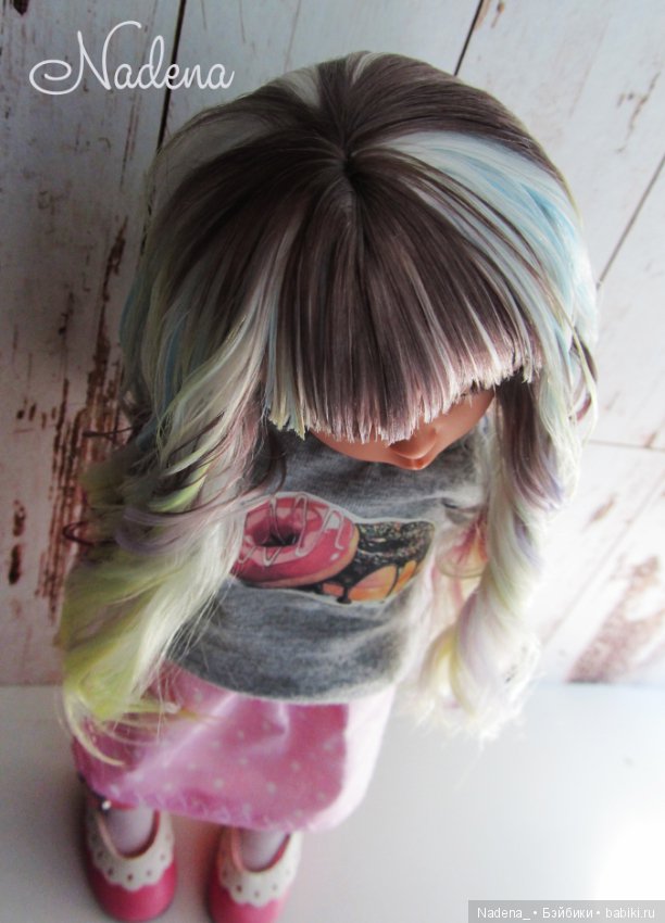 Парик из остатков — Одежда и обувь для кукол BJD (БЖД): 1/3 (фото 3)