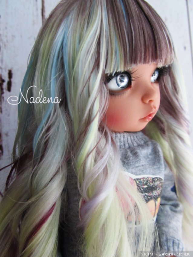 Парик из остатков — Одежда и обувь для кукол BJD (БЖД): 1/3 (фото 6)