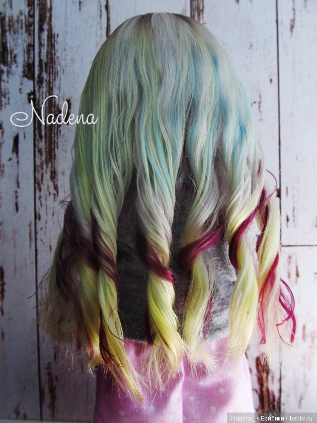 Парик из остатков — Одежда и обувь для кукол BJD (БЖД): 1/3 (фото 5)