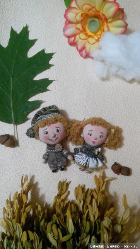 Текстильные мини-куколки / автор Людмила Лебедюк (фото 4)
