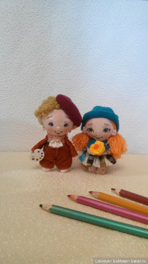 Текстильные мини-куколки / автор Людмила Лебедюк (фото 7)