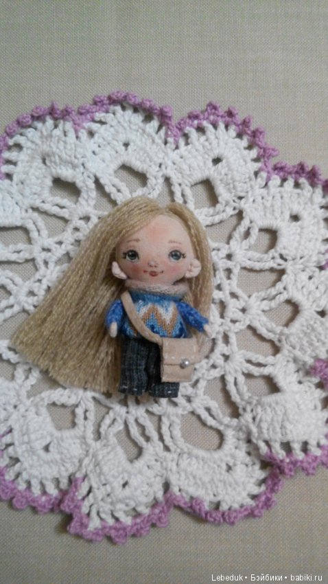 Текстильные мини-куколки / автор Людмила Лебедюк (фото 8)