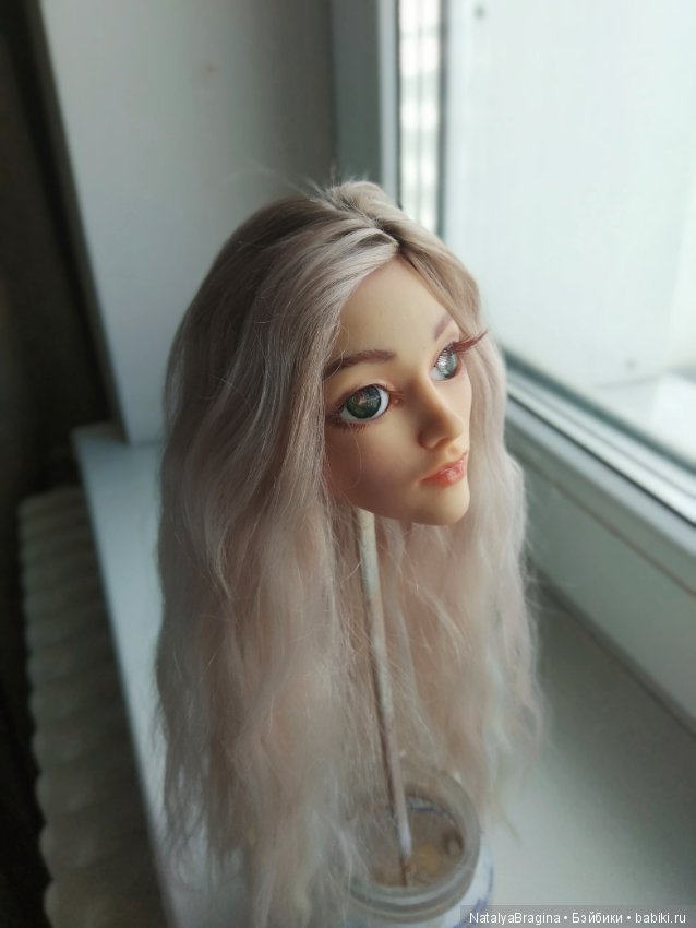 Парик — Авторские шарнирные куклы своими руками: лепка (фото 8)