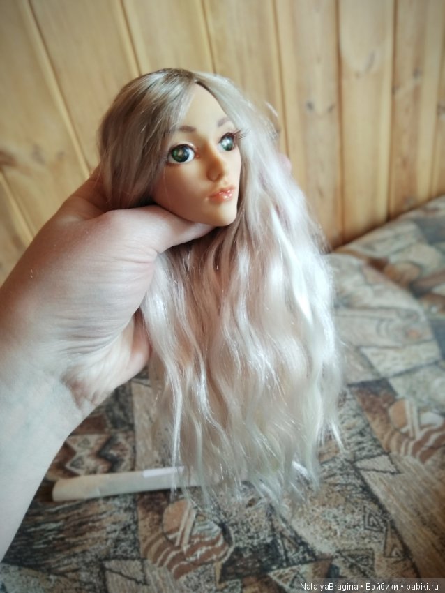 Парик — Авторские шарнирные куклы своими руками: лепка (фото 7)