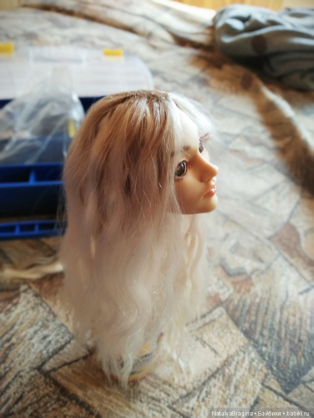 Парик — Авторские шарнирные куклы своими руками: лепка (фото 6)