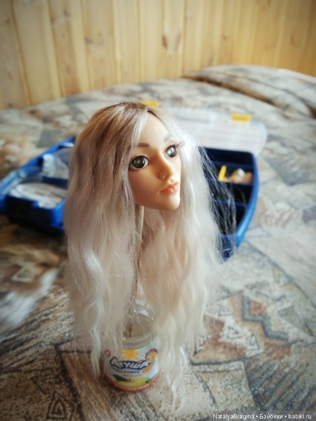 Парик — Авторские шарнирные куклы своими руками: лепка (фото 5)