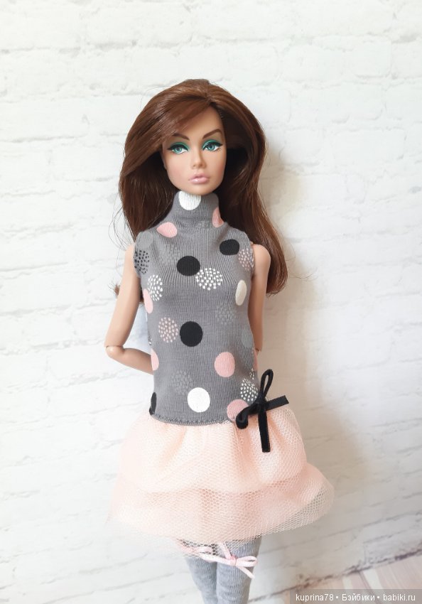 Весенняя нежность в серо-розовой гамме. Романтичный образ для Хеллен