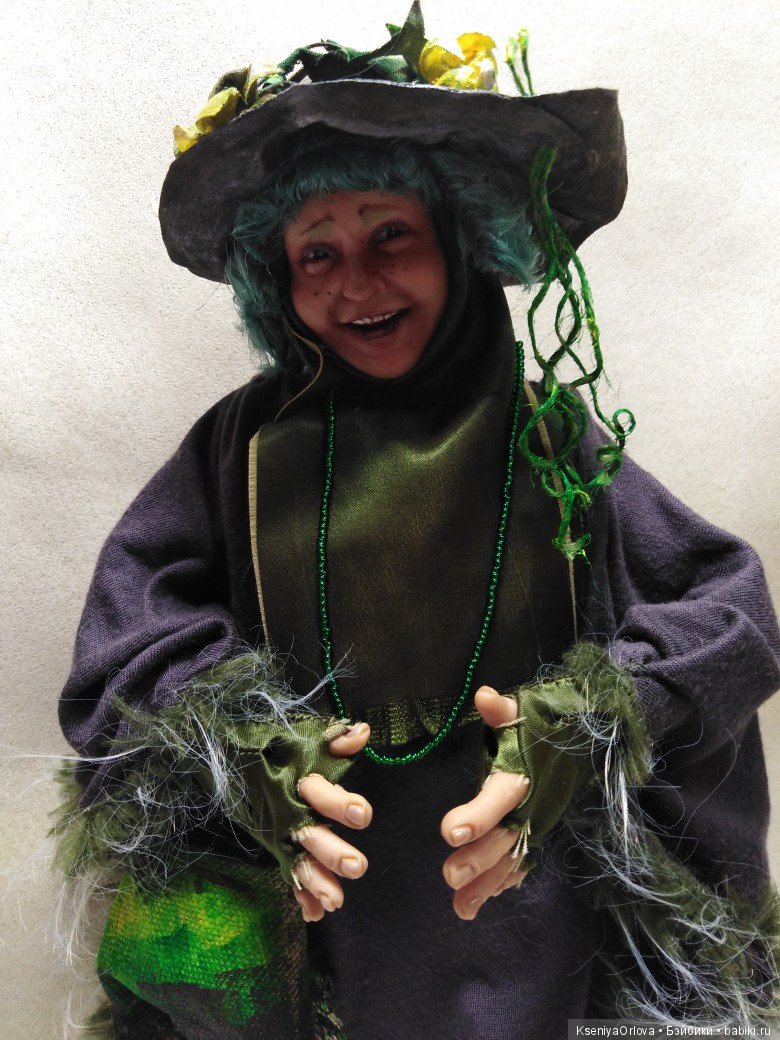 Кукла Мама-Жаба — Лепка авторских кукол: полимерная глина (фото 4)