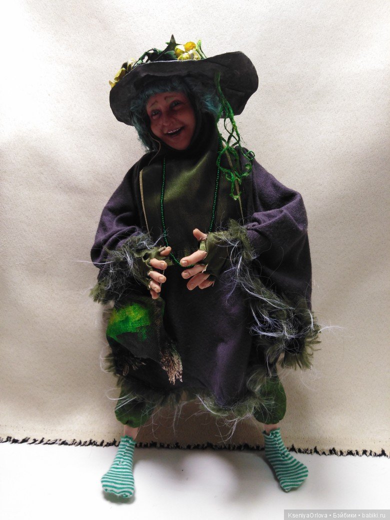 Кукла Мама-Жаба — Лепка авторских кукол: полимерная глина (фото 2)