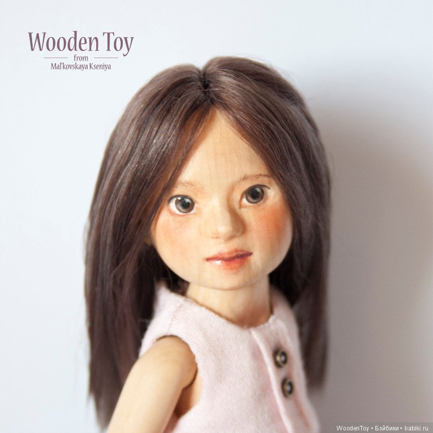 Деревянная шарнирная кукла Лиён (фото 8)