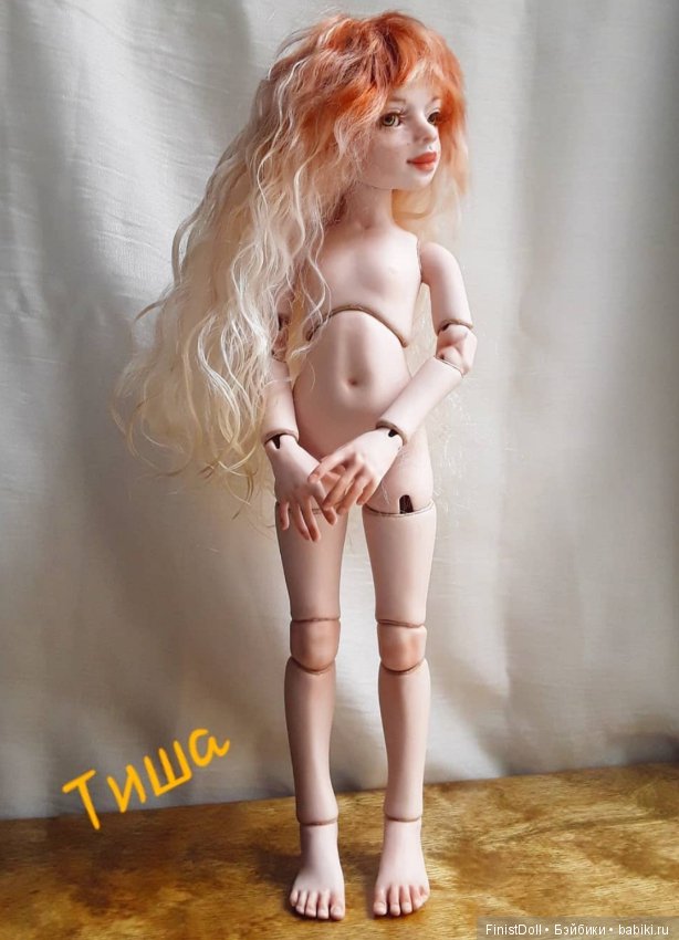 Фарфоровая малышка ТИША — Авторские шарнирные куклы своими руками: лепка