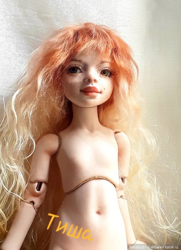 Фарфоровая малышка ТИША — Авторские шарнирные куклы своими руками: лепка (фото 5)