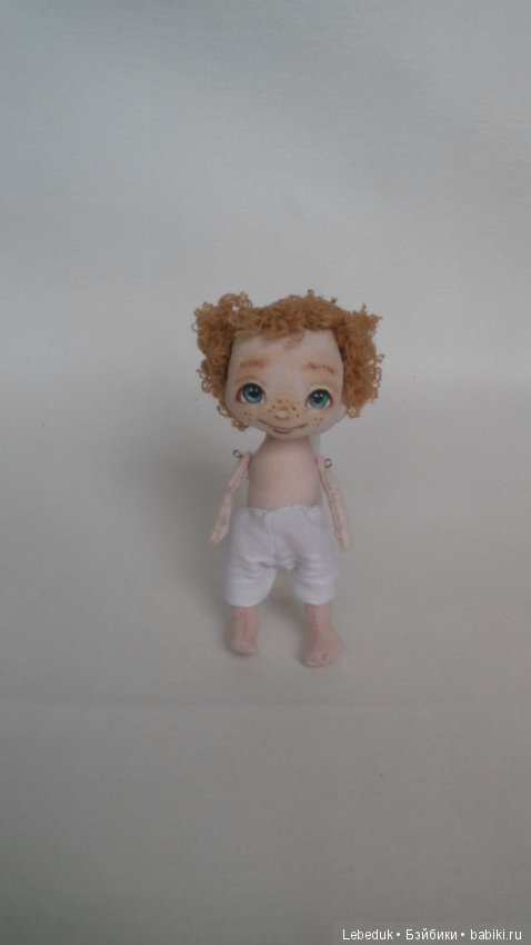 Девочка-пацанка — Авторские миниатюрные куклы: лепка (фото 2)