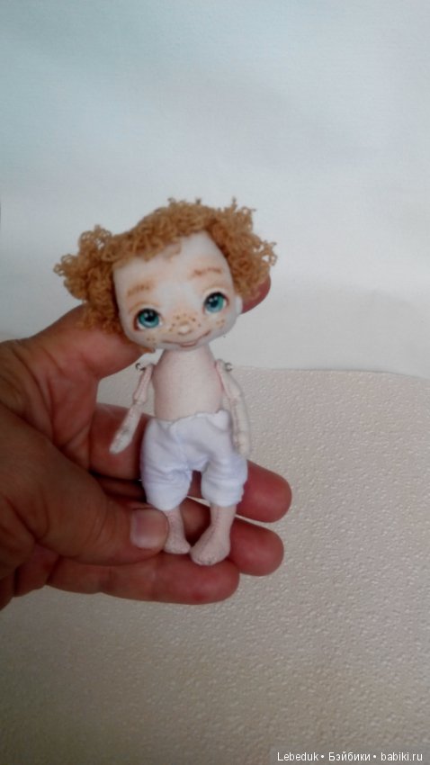 Девочка-пацанка — Авторские миниатюрные куклы: лепка