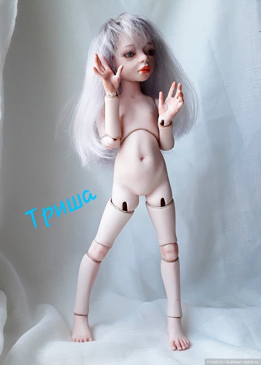 Моя нежная Триша — Авторские шарнирные куклы своими руками: лепка (фото 5)