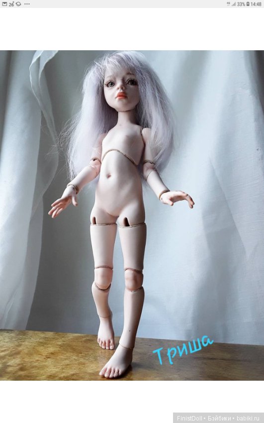 Моя нежная Триша — Авторские шарнирные куклы своими руками: лепка (фото 6)