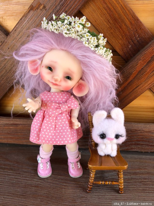 Цветочная Мышка — Куклы Nikki Britt (Никки Бритт): авторские BJD (БЖД) (фото 8)