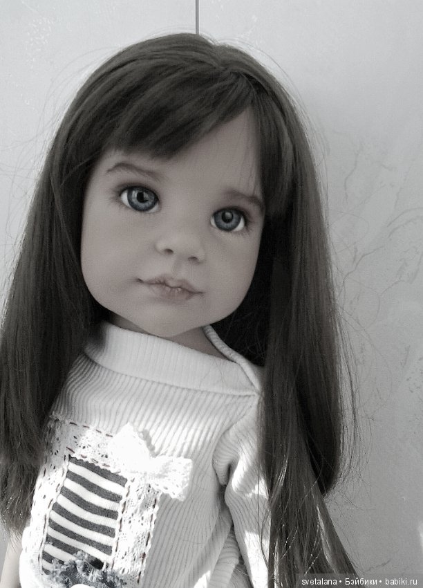 Стефания. Девочка с глазами цвета моря. ООАК куклы Готц
