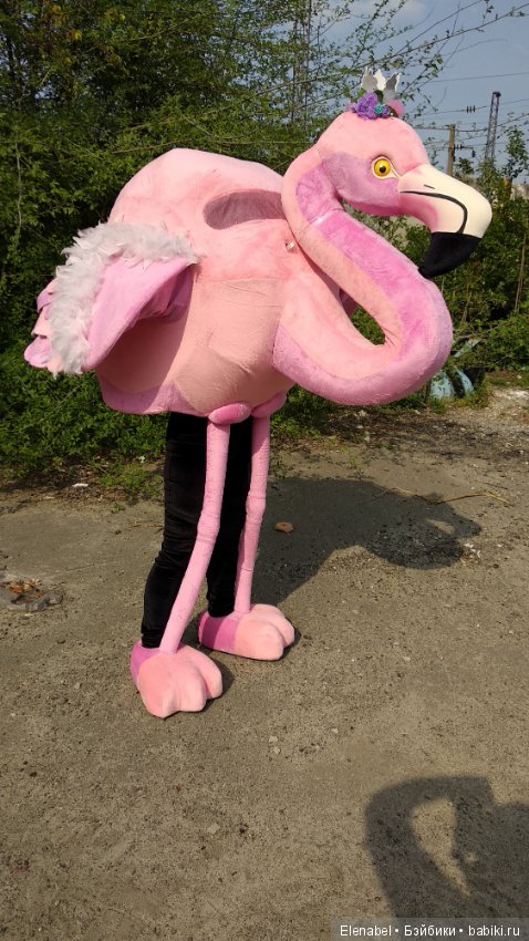 Ростовая кукла Фламинго — Авторские ростовые куклы и костюмы: галерея работ (фото 2)