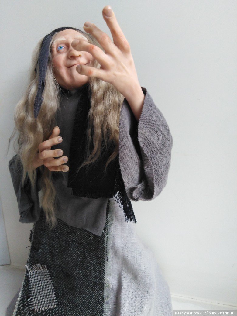 Кукла Баба-Яга — Авторские куклы ручной работы: текстильные (фото 8)